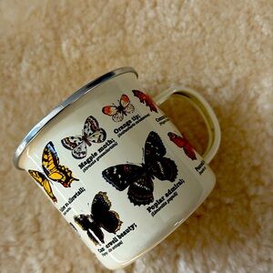 Butterfly mug (stained inside)